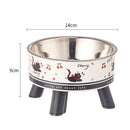Gamelle en inox antidérapante pour chien & chat