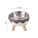 Gamelle en inox antidérapante pour chien & chat