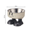 Gamelle en inox antidérapante pour chien & chat