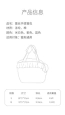 Sac de transport pliable pour chat — toutes saisons