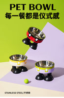 Gamelle en inox antidérapante pour chien & chat