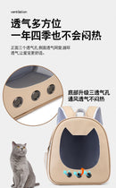 Sac à dos capsule transparent pour chat