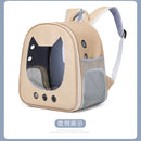 Sac à dos capsule transparent pour chat