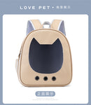 Sac à dos capsule transparent pour chat