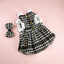 Manteau pied-de-poule chic pour chien