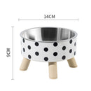 Gamelle en inox antidérapante pour chien & chat