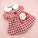 Manteau pied-de-poule chic pour chien