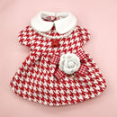 Manteau pied-de-poule chic pour chien