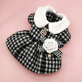 Manteau pied-de-poule chic pour chien