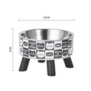 Gamelle en inox antidérapante pour chien & chat