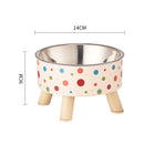 Gamelle en inox antidérapante pour chien & chat