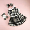 Manteau pied-de-poule chic pour chien