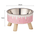 Gamelle en inox antidérapante pour chien & chat