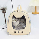 Sac à dos capsule transparent pour chat