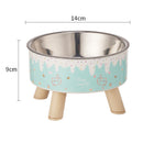 Gamelle en inox antidérapante pour chien & chat