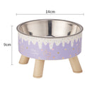 Gamelle en inox antidérapante pour chien & chat