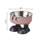 Gamelle en inox antidérapante pour chien & chat