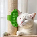 Brosse d'angle auto-toiletteuse pour chats – Fixation murale ou sur meuble