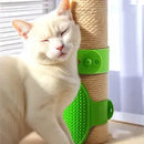 Brosse d'angle auto-toiletteuse pour chats – Fixation murale ou sur meuble